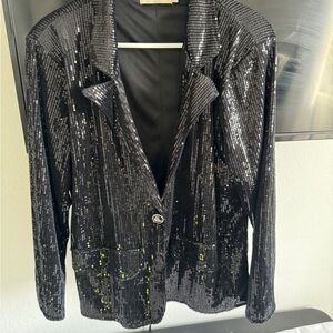 Glitter blazer
